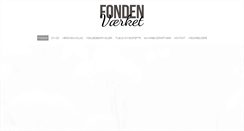 Desktop Screenshot of fonden-vaerket.dk